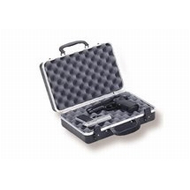 Picture of Plano Dlx Two Pistol Hard Case, Piano Hinge, 14.13"L X 10"W, 4.38"H, Black