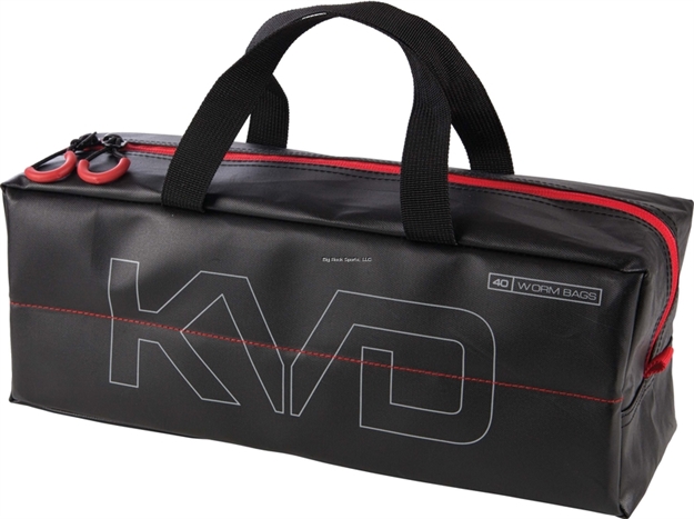 Picture of Plano Kvd Speedbag Worm Large (Holds 40 Pks) Black, Grey, Red