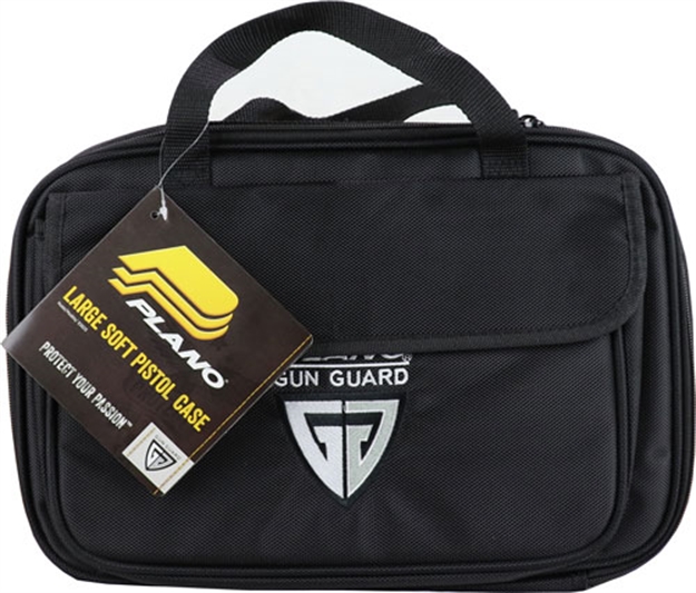 Picture of Plano Large Soft Pistol Case W/ 3 External Pockets 9.5" Blk