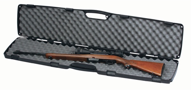 Picture of Plano 10470 SE Scoped Rifle Case Black Polymer Foam Padding 1010470 024099001328
