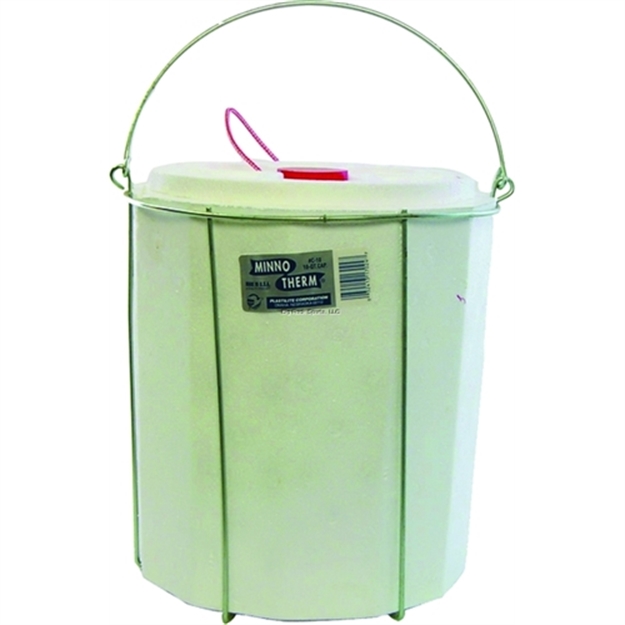 Picture of Plastilite Champagne Minno Bucket,10 QT Foam, Metal Fra