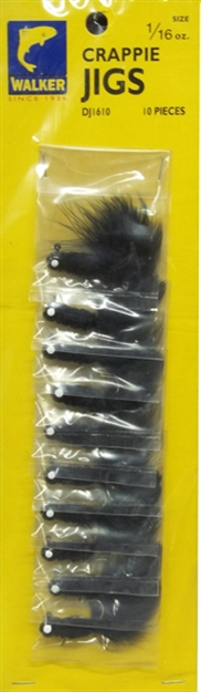 Picture of Plastilite Crappie Jig 1/16Oz Blk 10/Cd