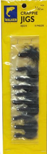 Picture of Plastilite Crappie Jig 1/32Oz Blk 10/Cd