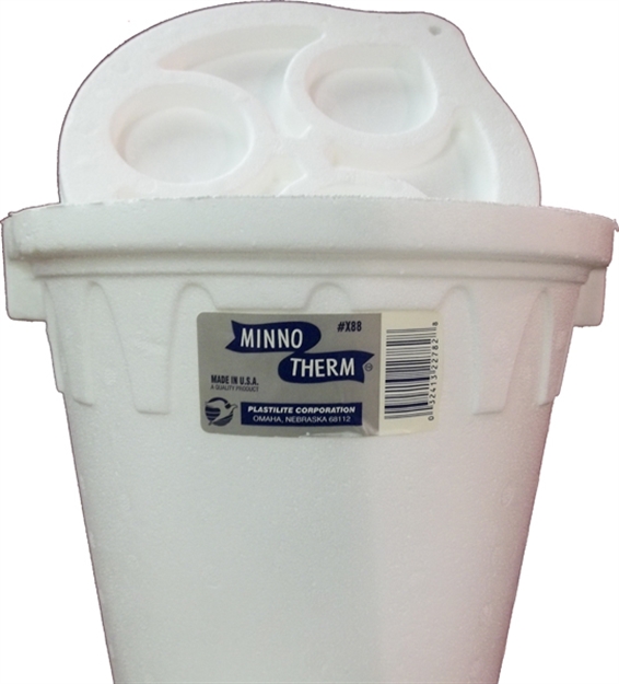 Picture of Plastilite Foam 8Qt Minnow Bucket 8Ctn