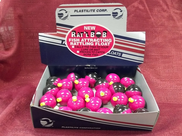 Picture of Plastilite Rat'l Bob Plastic Round Float,1 1/2",R/B,25 Per