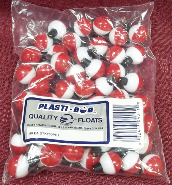 Picture of Plastilite Rnd Snap-On 50Bg Red/Wht 1"
