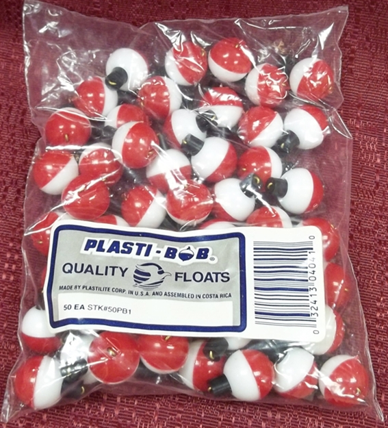 Picture of Plastilite Rnd Snap-On 50Bg Red/Wht 1.25"