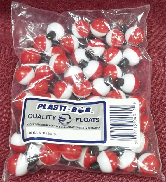 Picture of Plastilite Rnd Snap-On 50Bg Red/Wht 1.75"