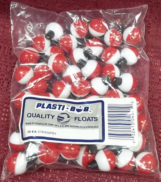 Picture of Plastilite Rnd Snap-On 50Bg Red/Wht 2"
