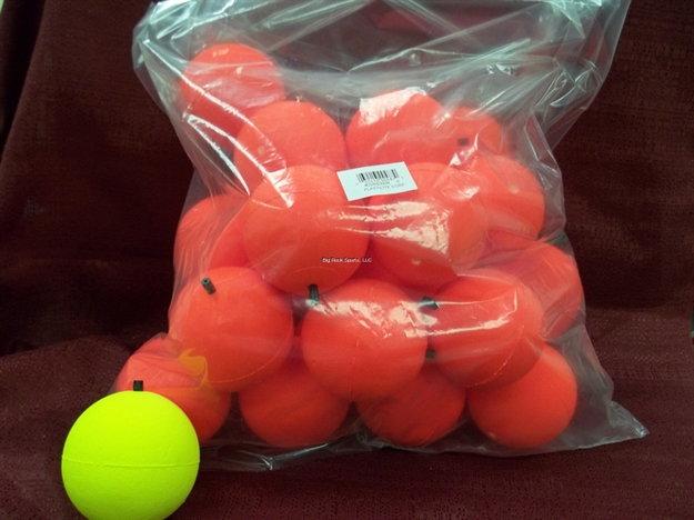 Picture of Plastilite Round Foam Float,3",Pegged,Red,25 Per Bag