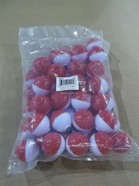 Picture of Plastilite Round Plastic Float, 1 1/2" , R/W, 50 Per Bag