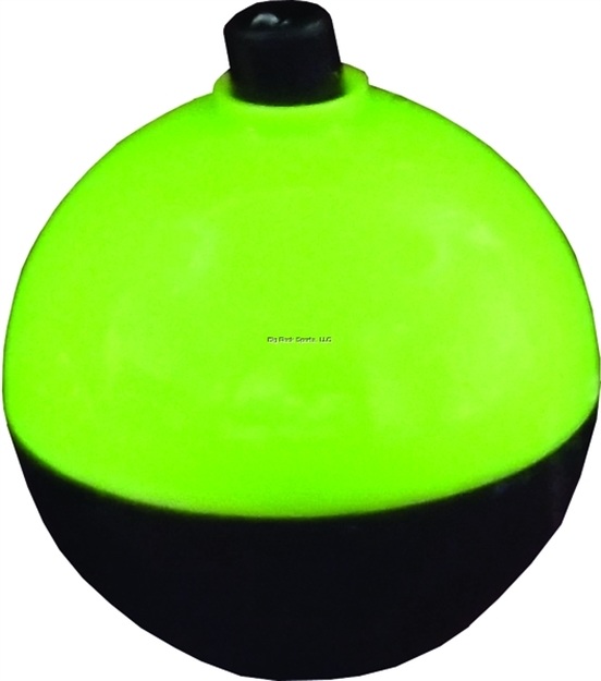 Picture of Plastilite Round Plastic Float 1-1/4" Grn/Blk 50Bg