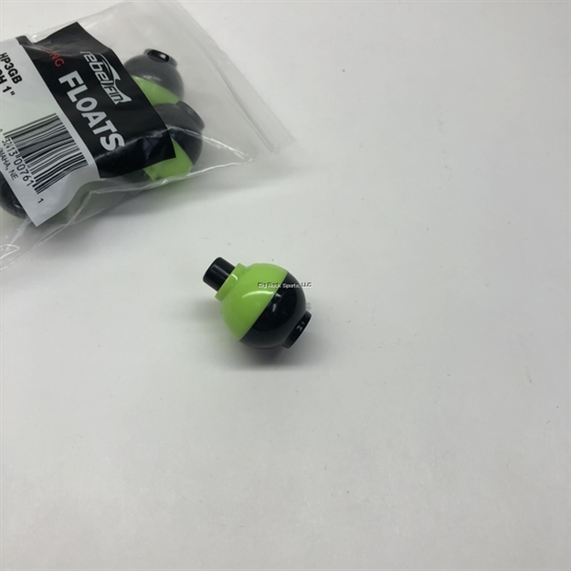 Picture of Plastilite Round Plastic Float, 1", Green/Black, 3Pk
