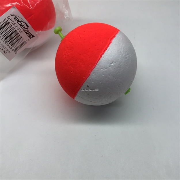 Picture of Plastilite Round Snap-On Foam Float, 3",  Red/White, 2Pk