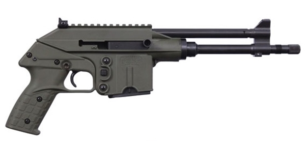 Picture of Keltec Plr-16 Semi Auto Pistol 223 Rem, 9.2" Bbl, Green Frame, 10+1 Rnd, M-16 Front/Adj Rear PLR-16-CK-GREEN 640832004021