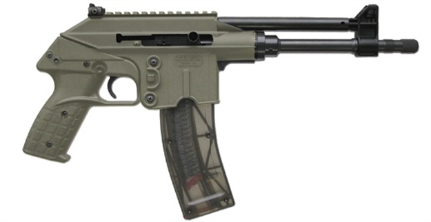 Picture of Keltec Plr-22 Semi Auto Pistol 22 Lr, 10.1" Bbl, Green Frame, Poly Grp, 26+1 Rnd, PLR22TAN