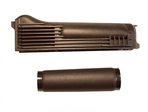 Picture of Plum Polymer Handguard Set For Milled Receiver With Stainless Steel Heat Shield
