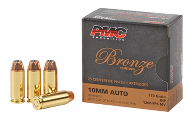Picture of  Pmc 10B Bronze  10Mmauto 170Gr Jacketed Hollow Point 25 Per Box/20 Case