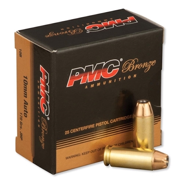 Picture of  Pmc 10B Bronze  10Mmauto 170Gr Jacketed Hollow Point 25 Per Box/20 Case
