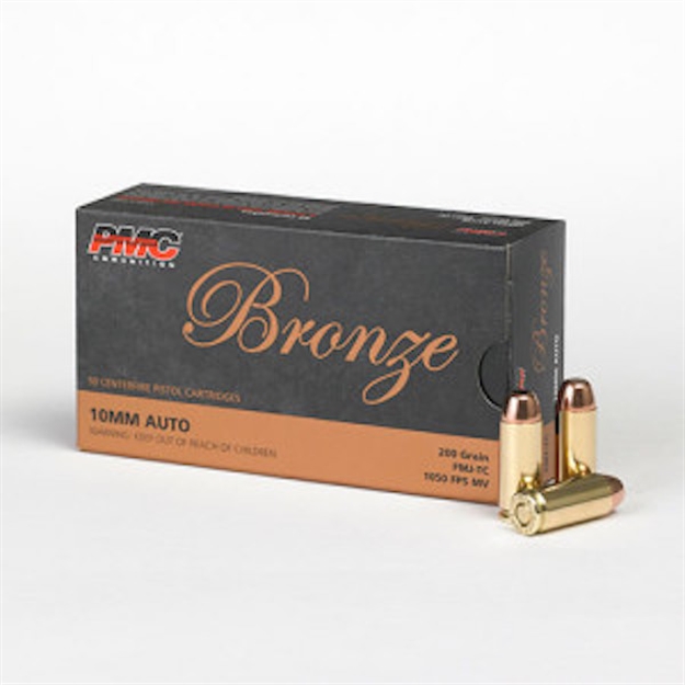 Picture of  Pmc 10A Bronze  10Mmauto 200Gr Full Metal Jacket Truncated Cone 50 Per Box/20 Case 741569050760