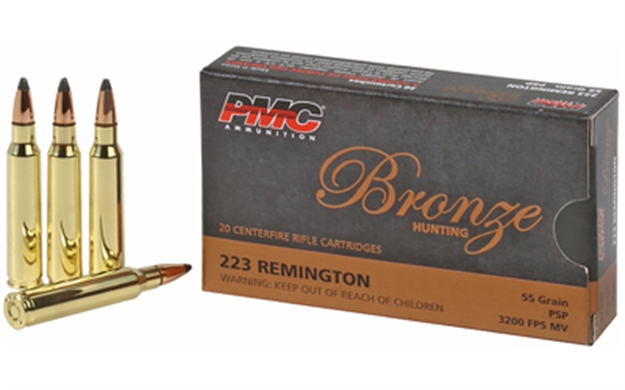 Picture of Pmc Bronze CF Rifle 223 Rem 55Gr SP 20Rnd 223SP 741569040167