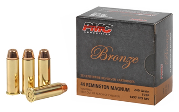 Picture of  Pmc 44D Bronze  44Remmag 240Gr Truncated Cone Soft Point 25 Per Box/20 Case 741569200042