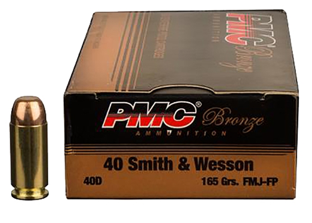 Picture of Pmc 40Dbp Bronze Battle Pack 40S&W 165Gr Full Metal Jacket 300 Per Box/3 Case 741569070447