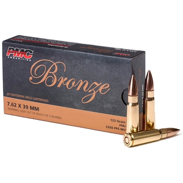 Picture of  Pmc 762A Bronze  7.62X39mm 123Gr Full Metal Jacket 20 Per Box/25 Case 741569060318