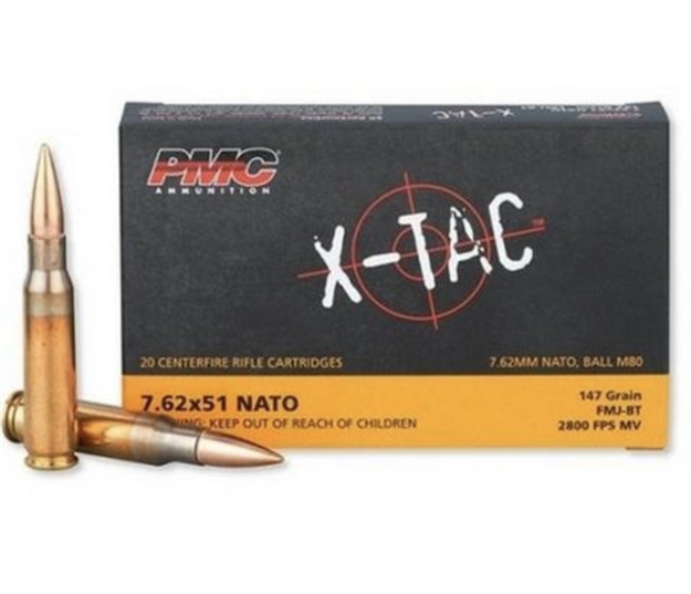 Picture of Pmc Ammunition, Inc. 7.62X51 147Gr Fmj-Bt 20Bx PMC7.62X