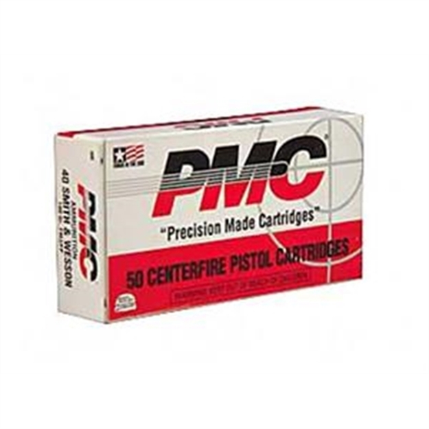 Picture of Pmc 40E Bronze  40S&W 180Gr Full Metal Jacket Flat Point 50 Per Box/20 Case 741569070454
