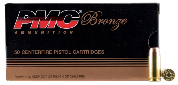 Picture of Pmc 40E Bronze  40S&W 180Gr Full Metal Jacket Flat Point 50 Per Box/20 Case 741569070454 -