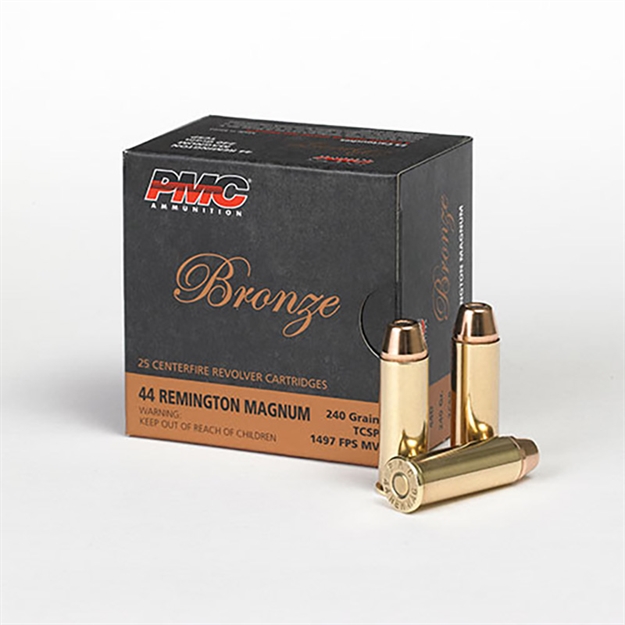 Picture of  Pmc 44D Bronze  44Remmag 240Gr Truncated Cone Soft Point 25 Per Box/20 Case 741569200042