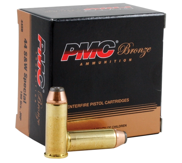 Picture of Pmc 44Sb Bronze  44S&Wspl 180Gr Jacketed Hollow Point 25 Per Box/20 Case 741569200028