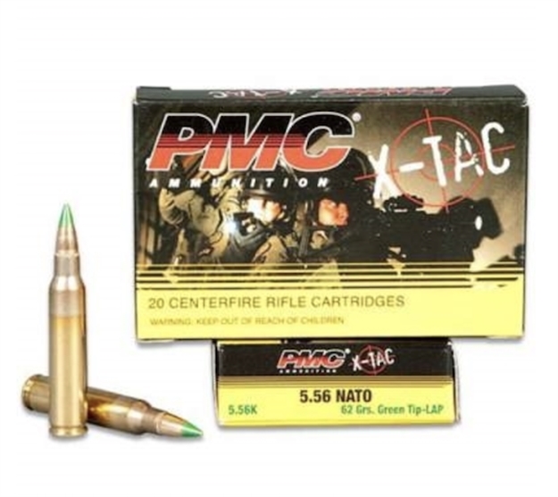 Picture of Pmc M855 5.56(K)62Gr Fmj BT Grn Tip PMC556 53240