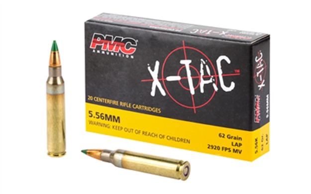Picture of  Pmc 556K X-Tac  5.56X45mmnato 62Gr Light Armor Piercing 20 Per Box/50 Case 741569010122