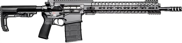 Picture of  Patriot Ordnance Factory 01930 Revolution PD  308 Win 20+1 16.50" Black Nitride Tungsten Cerakote 847313019301