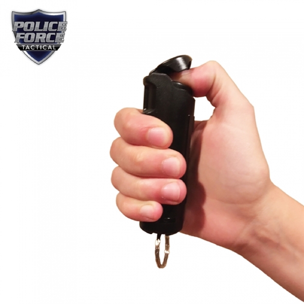 Picture of Police Force 23 Pepper Spray .5 OZ Flip Top Blk