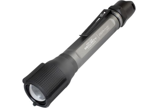 Picture of Police Security Flashlights Zephyr Tact White 550 Lum 2 AA Batteries 3 Modes 97704