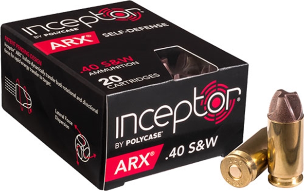Picture of Poly Case Ammo Inceptor .40Sw 97Gr Arx 20-Pack