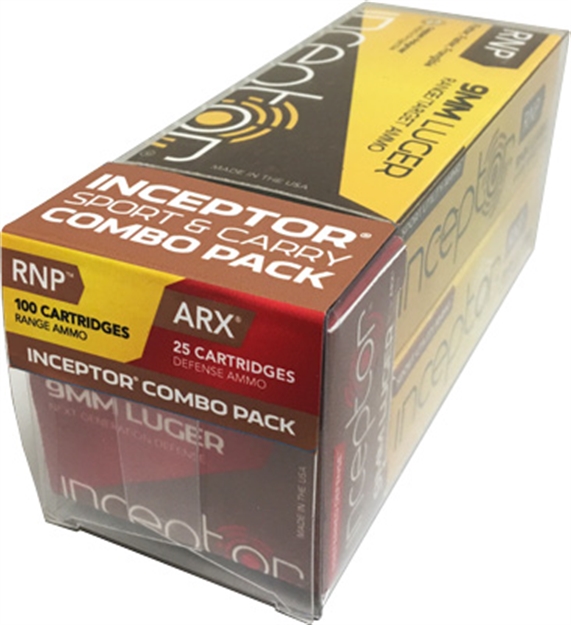 Picture of Poly Case Ammo Sport/Defense 9Mm 100 Rnp/25 Arx 125-Pk