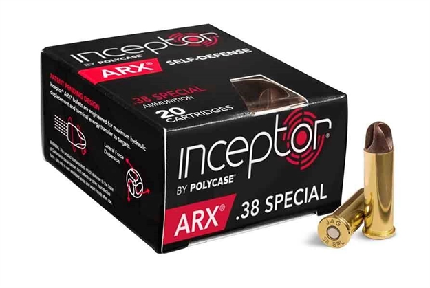 Picture of Polycase .38 Special Inceptor Arx Pistol Ammo - Case OF 200