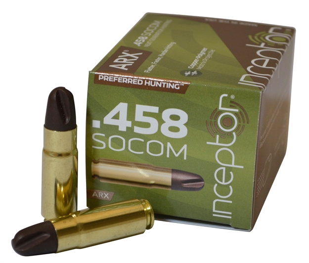 Picture of Polycase Ammo 458Arxbr Inceptor Preferred Hunting 458 Socom 200 GR Arx 20 Bx/ 10 CS
