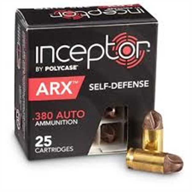 Picture of Polycase Inceptor 380 Auto Ammo - Box OF 25