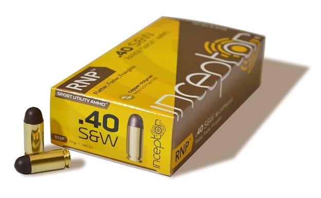 Picture of Polycase Inceptor .40 &Amp;Amp;W 97 GR Rnp Ammo - Box OF 50 Rounds