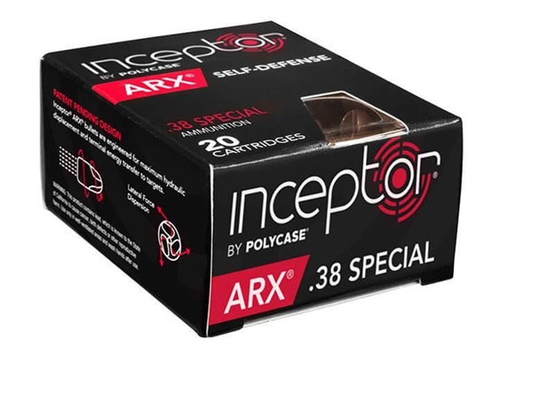 Picture of Polycase Inceptor Arx .38 Special Ammo Box OF 20