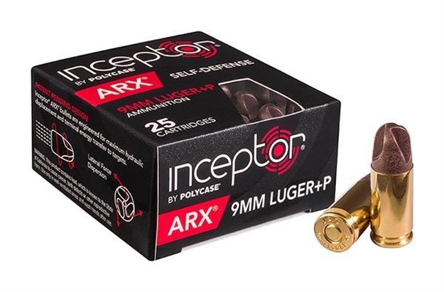 Picture of Polycase Inceptor Arx 9Mm Pistol Ammo - Box OF 25