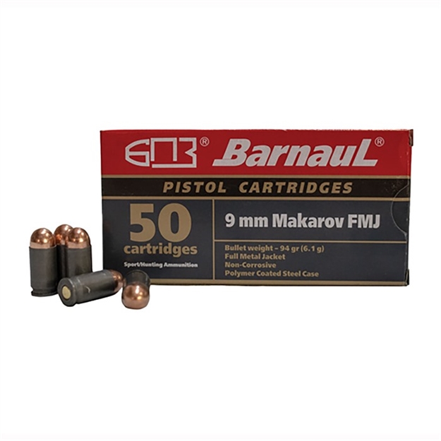 Picture of Polycoated 9Mm Makarov Full Metal Jacket Ammo