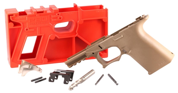 Picture of Polymer80 P80pf940cv1r G19/23 Gen3 Compatible Readymod Frame Kit Polymer Fde