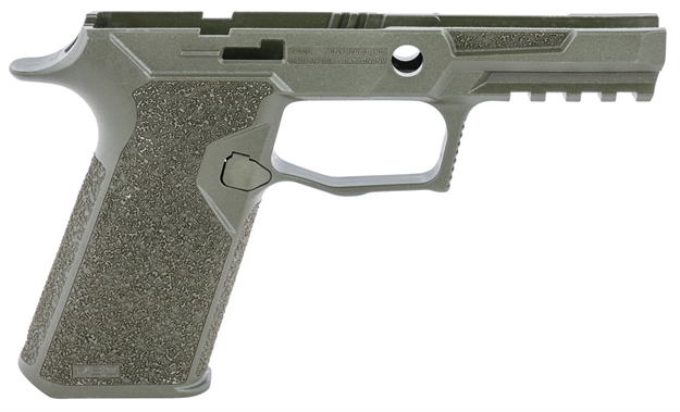 Picture of Polymer80 Pf320-Odg Pf320 Grip Module Kit Sig P320 Full, Carry/230 X5 Full, Carry/230 Vtac Polymer OD Green