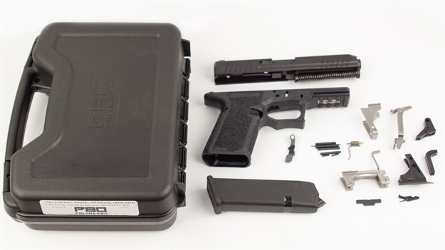 Picture of Polymer80 Pf940cbbsblk Pf940c Buy Build Shoot Kit Glock 19/23 Gen3 Polymer Black 15Rd